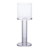 Подсвечник стеклянный на ножке 6×16 см подсвечник бокал декоративный прозрачный HP-4-38M