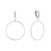 Серебряные серьги CatalogSilver без камней (2069072)