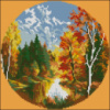 Схема для вышивки Осень в лесу