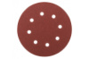 Круг шлифовальный на липучке Mastertool 180 мм x Р60 с отверстиями (5 шт.) (08-1806-H)