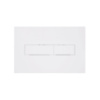 Клавіша змиву Qtap Standard 152x236x28 мм, White, лінійна QTSTD164W49471