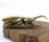 Фигурка жука «Геркулес», художественное литье из бронзы.