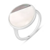 Серебряное кольцо CatalogSilver с натуральным перламутром 2.1ct, вес изделия 3,29 гр (2129189) 17 размер