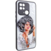 TPU+PC чохол Prisma Ladies для Xiaomi Redmi 10C / Poco C40, Girl in a hat - купити в SmartEra.ua