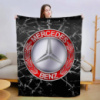 Плед 3D Mercedes-Benz RED 2963_B 13447 135х160 см