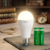 Лампа светодиодная с аккумулятором E27 New Emergency lamp 2x18650, смарт лампочка - аварийная лампа