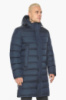 Куртка мужская Braggart зимняя удлиненная с капюшоном - 51300 синий цвет