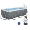 Каркасний басейн Bestway 56457 (412х201х122 см) з пісочним фільтром та драбиною