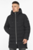 Куртка мужская Braggart удлиненная с капюшоном - 49023 чёрный цвет