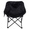 Кресло раскладное туристическое 47х58х70 см с карманом Черное SJ-0056-1