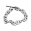 Серебряный браслет CatalogSilver с без камней, вес изделия 25,71 гр (2102410) 18 размер