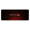Коврик 300*700 тканевой DOTA2, толщина 2 мм, цвет Black-Red, OEM