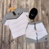 Комплект футболка та шорти Nike white-grey