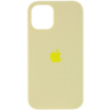 Чохол Silicone Case (AA) Для Apple iPhone 12 Pro Max (6.7«») (Жовтий / Mellow Yellow) - купити в SmartEra.ua