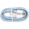 DM Кабель для зарядки iPhone Lightning Type-C 1m блакитний