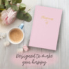 Дневник Happiness Journal English, Розовый, английский