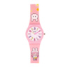 Дитячий годинник Better 012 Bunny Light Pink-White для дівчаток з рожевим силіконовим ремінцем