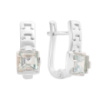 Серебряные серьги CatalogSilver с натуральным топазом 1.708ct (2166122)