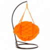 Кресло-гамак с опорой 180 см 100 кг 80 см Оранжевое