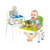 Стільчик для годування знімний піднос, регулювання висоти, музична панель, звуки, мелодії, підсвічування.