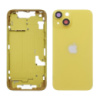 Корпус для Apple iPhone 14 Yellow (жёлтый) с задним стеклом, рамкой и стеклом камеры