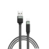 Кабель REMAX Janker Series 3A Braided Fast Charging Data Cable RC-C085 A-L Black (6954851214151)