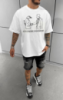 Футболка біла з мерчем | 58-021