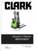 Техническая документация CLARK Operators Manuals 2018