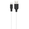 Дата кабель Hoco X21 Silicone MicroUSB Cable (1m) (Чорний / Білий) - купити в SmartEra.ua