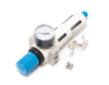 Фильтр-регулятор с индикатором давления для пневмосистемы 1/4«(пропускная способность:1300 л/мин, давление max: 16 bar, температура воздуха: 0° до...