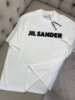 Футболка Jil Sander Classic Logo чоловіча біла бавовна f725