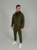 Костюм худі на молнії хакі