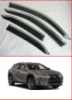 Дефлектори вікон Lexus UX 200 2019- П/К скотч «FLY» (нерж. сталь 3D) BLXUX1923-W/S (161)