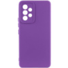 Чехол Silicone Cover Lakshmi Full Camera (A) для Samsung Galaxy A52 4G / A52 5G / A52s Фиолетовый / Purple - купити в SmartEra.ua