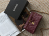 Сумка Chanel Vanity with Chain бордовий