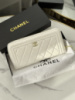 Гаманець Chanel великий білий