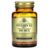 Solgar Natural Vitamin K2 100 мкг 50 капсул