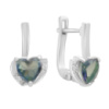 Серебряные серьги CatalogSilver с мистик топазом 3.951ct (2191315)