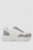 Кроссовки женские, цвет бело-серый, 248RA70