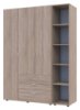 Комплект шкафов для одежды Doros Гелар (2 шт.) 154,4х49,5х203,4 см Дуб сонома (DRS-011148)