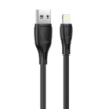 Кабель HOCO X61 Ultimate silicone charging data cable for iP Black (6931474747808)