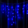 Гирлянда 150LED Штора Blue, медный провод, 6 x 0,5 метра, прозрачная изоляция, BOX