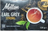 Міцний чорний чай з бергамотом в пакетиках Milton Earl Grey Strong (80шт.) 120г.