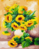 Картина за номерами «Букет соняшників» 40х50см
