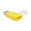 Кардрідер універсальний MERLION CRD-1VL TF / Micro SD, USB2.0, Yellow, OEM Q100