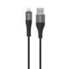 Дата кабель Hoco X38 Cool Lightning (1m), Чорний - купити в SmartEra.ua