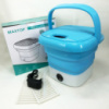 Складная стиральная машина MAXTOP silicon washing machine, Портативная стиральная машина. Цвет: голубой