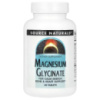 Магній гліцинат, Magnesium Glycinate, Source Naturals, 60 таблеток