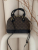 Сумка Louis Vuitton Alma BB коричневий + чорний