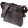 Стильна сумка через плече для чоловіків із натуральної шкіри 722884 Коричневий